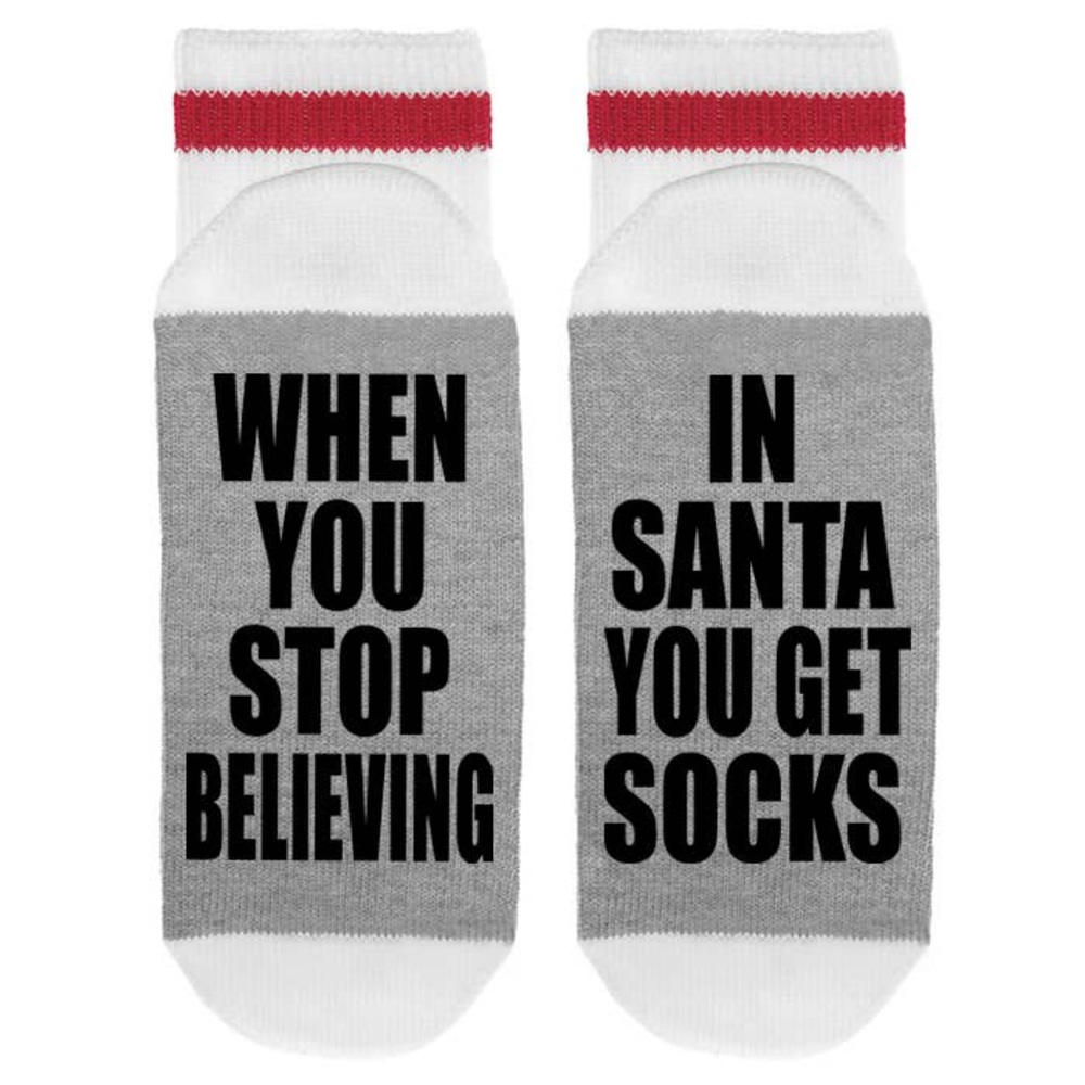 🩵Sock Dirty to Me Santa Socks